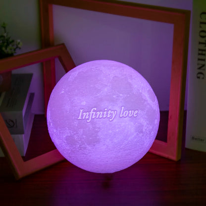 3D Printing Moon Lamp Personalized Photo