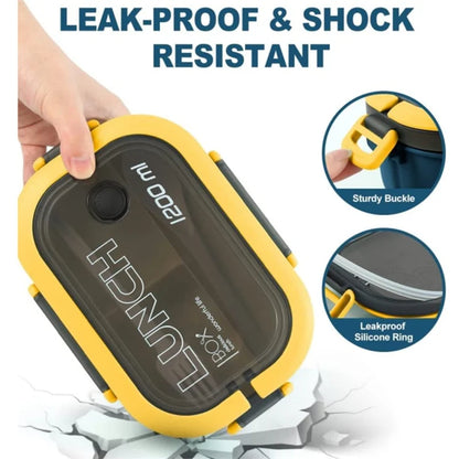 Layer Bento Lunch Box With Spoon Fork