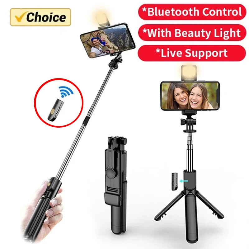 Selfie Stick Wireless Tripod