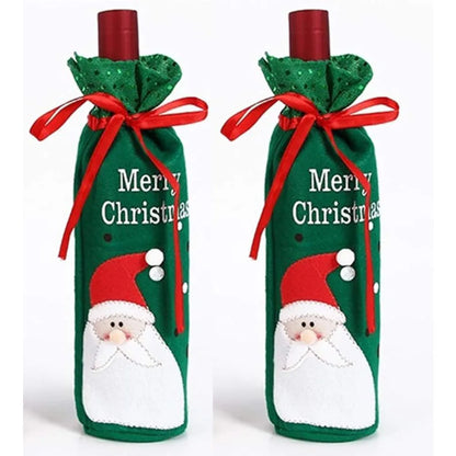 Christmas Bottle Bags