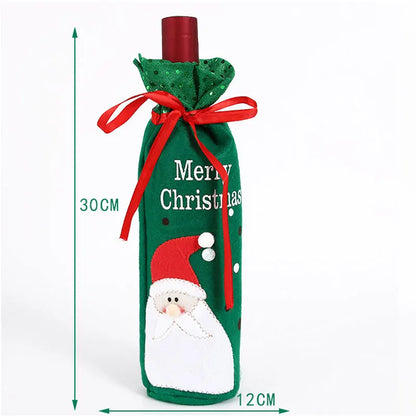 Christmas Bottle Bags