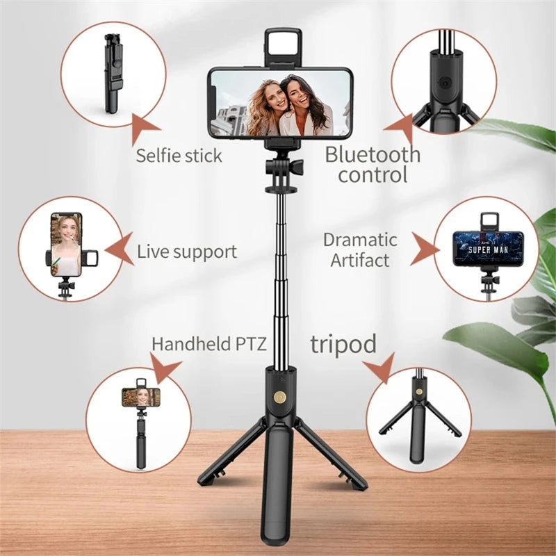 Selfie Stick Wireless Tripod