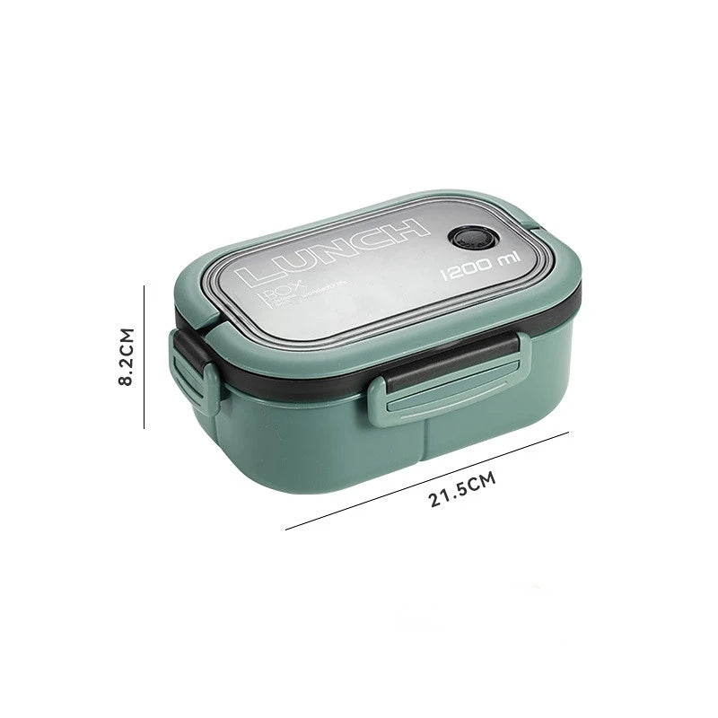 Layer Bento Lunch Box With Spoon Fork