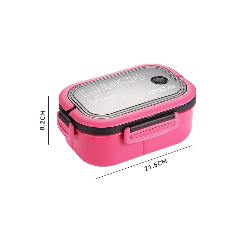 Layer Bento Lunch Box With Spoon Fork